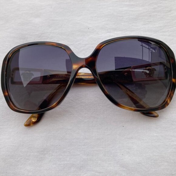 VERSACE Women MOD. 4242-B 5025/13 Tortoise Brown Gems/Brown Sunglasses - Picture 5 of 17